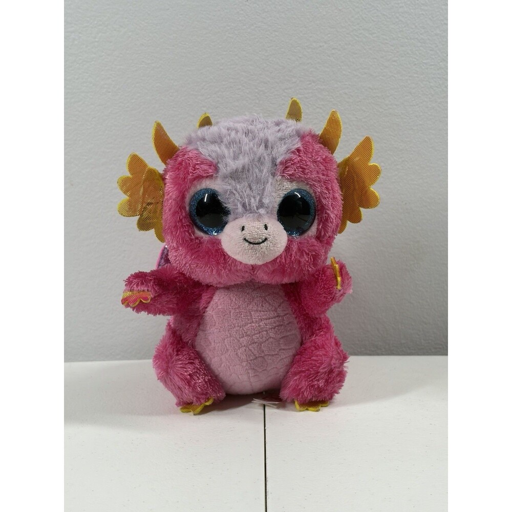TY Beanie Boos - Mia the Pink & Purple Dragon No Tag